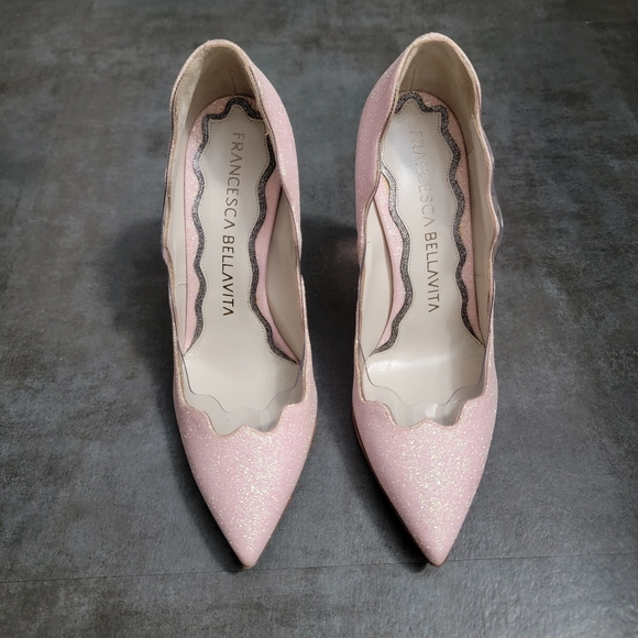 Francesca Bellavita Moon 100 Pumps, Pink, Women's Size EU 36.5 / US 6.5 - Picture 5 of 12